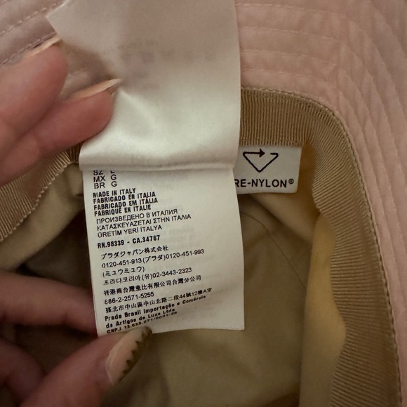 Prada Re-Nylon Bucket Hat Pink - Picture 5 of 10
